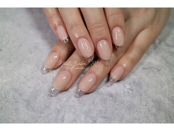 ネイルサロン R/クリアフレンチ　Tomo
