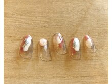 ココルポ 京橋(COCORUPO)/ピンク×ホワイト塗りかけ