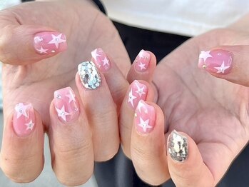 バンビちゃんのお目目 辻堂本店/星×ホログラム¥8700