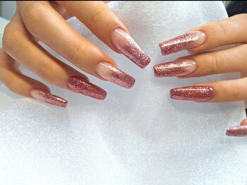 ユコネイル 茨木(Yuko Nail)/長さだし/シンプルネイル