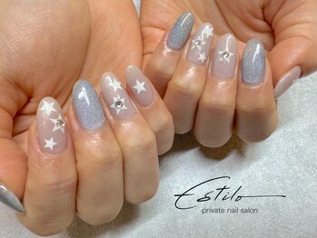 エスティロ(Estilo)の写真/毎月新しいデザインが更新◎常にトレンドネイルが可能になり周りに褒められること間違いなしです☆