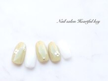 ネイルサロン ハートフルキー(Heartful key)の雰囲気(★ホロフラワー¥8000【目黒/白金/ジェル】)