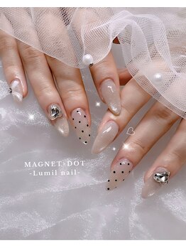 ルミール ネイル(Lumil nail)/マグネット×ドット