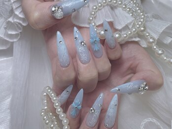 ネイルプリンセス(Nail Princess)/クロムネイル/レースねいる