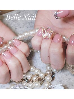 ベルネイル(Belle Nail)/ガラスフレンチ