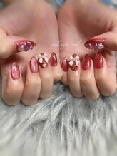 ピンクシュガーネイル(pink sugar nail)/キラキラ定額デザイン♪