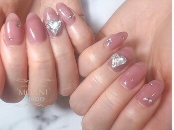 モアニヒロオ 広尾駅前店(MOANI Hiroo)/くすみピンクで大人っぽ♪