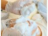 ☆美肌韓国式超激変小顔コルギ+モチ×2泡洗顔+頭/首/肩/腕/手90分¥13300→