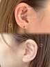 まつげパーマ＋お試し耳つぼジュエリー（リフトアップのつぼ）　¥5,080