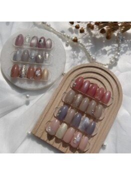 キャンディーベース トーキョー(Candybase Tokyo)の写真/【季節の定額メニューあり】色替え自由！オフィス～大人ニュアンス、韓国系まで幅広く楽しめるネイル☆
