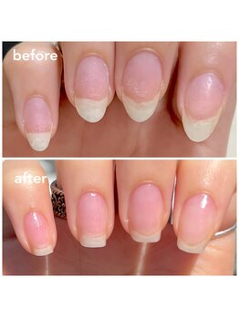 ロココネイル(ROCOCO NAIL)の写真/ネイルが初めての方でもしっかり工程を説明しながらケアやジェルを施術♪
安心しておまかせください！