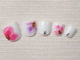 フット×フラワーアート