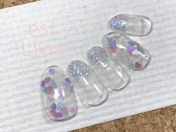 エストリブレ(estLivre)/ホログラムフラワー