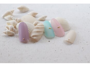 ネイルサロン ウノ 湘南平塚(UNO)/シーグラスネイル☆