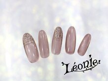 レオニー(Leonie)/オーロラ×ミラーアートネイル
