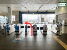 リシェス(Richesse)/【道案内】1. JR東加古川駅改札