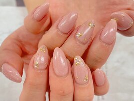 〇オフィスシンプルピンクネイル