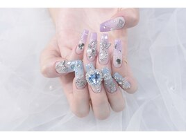 韓国ネイル×ロングネイル