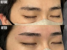 メンズ眉毛サロン ADDICT広島パルコ店【メンズ眉毛/眉毛サロン/アイブロウ/眉毛】/眉毛BA[眉毛/眉毛サロン]