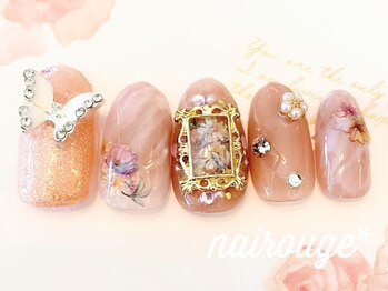 ネイル―ジュ 札幌大通店(nairouge*)の写真/【お客様の爪ケア重視◎】自爪育成をしながらネイルを楽しむサロン！通う度に洗練された指先に♪