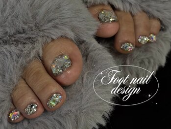 ヨンイチロク(416)/【full art】Foot nail design 