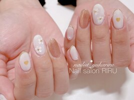 フラワー×ハートアート