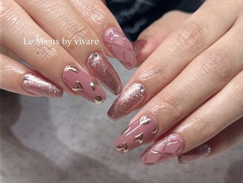 レミュー バイ ヴィヴァール(Le Mieux by vivare)/バレンタインネイル