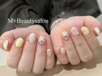 エムプラスビューティー(M+)の写真/オフィスOKの上品ネイルで、さりげなく可愛いを演出♪デートや合コンがもっと楽しくなる魔法をかけます！