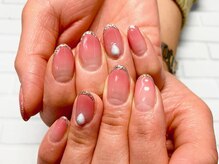 シェリル 田無店(Cherilu)/グラデーション×ラメフレンチ