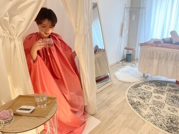 プルクレ 常磐町店(Pulchre)/ローズ蒸しテント♪