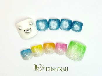 エリクサーネイル 神田(Elixir Nail)/フットやり放題/クーポン使用