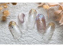 バブル シュガー バイ ネイルクローネ(bublle sugar by.nail crone)/オーロララメネイル