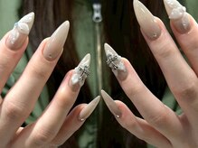 ネイルアヴァンス 京橋店(Nail AVANCE.)/クロムお花ネイル！