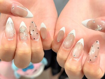 ナイスネイル 栄店の写真/【パラジェル取扱】チップ長さだし・長さ出し対応♪自爪育成もできるネイル[名古屋栄]