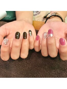 ギャンネイル(GAN NAIL)/アシンメトリーネイル