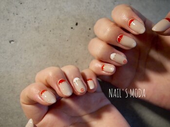 ネイルズ モダ(NAIL'S MODA)/根元フレンチ