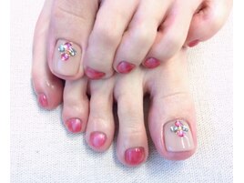 YA-165　ビジューフットネイル