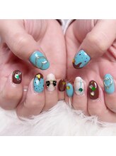 カメレオンネイル/チョコミントネイル