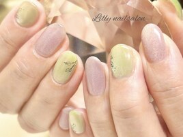 リーフデザインネイル