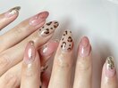レオパード柄ネイル