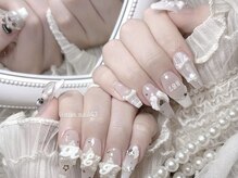 リンドネイル バイ モカ アンド ララ(Lind nail by moca and LaLa)/【mio】ガーリー/推しネイル