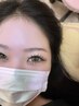 【学割24】目元印象UP♪上下マツエクLEDフラットラッシュ上120本、下つけ放題