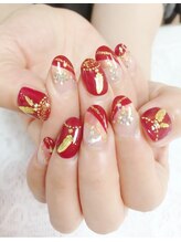 ネイリシャス(NAILICIOUS)/冬色ボルドーネイル♪