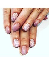 アース ネイルアイラッシュ 前橋店(EARTH Nail&Eyelash)/シンプルデザイン￥8000