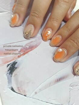 プライベート ネイルサロン マーマ(murmur)/立体ミラーデザイン