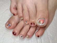 ネイルキュート アンド クールラッシュ 亀有店(nailcute & CoolLash)/ぷっくりいちごミルクネイル