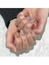 ルームヘアネイル 曙橋店(Room hair nail)/ブラウンネイル