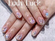 レディラック バイ キャンアイドレッシー(Lady Luck by Can I Dressy)/うるうるショートネイル