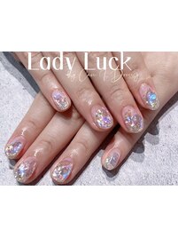 うるうるショートネイル