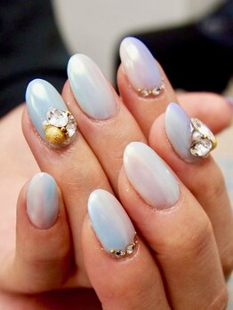 ネイルアンドアート イロオリ(irooori)/オーロラミラーネイル